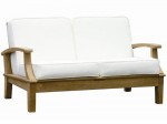 Teak & Cushion 2 Seater Sofa 1852