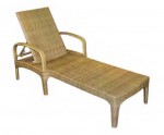 Synthetic Weave Sunlounger WR-LG-002