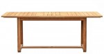 Superior Teak Extension Table 150to200x100cm 1818