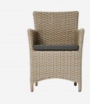 All Weather Poly Wicker Dining Armchair