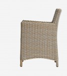 All Weather Poly Wicker Dining Armchair