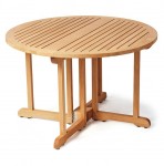 Teak Round Folding Table 120cm