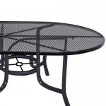 Steel Mesh Outdoor Dining Table 180x105cm