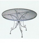 Perforated Steel Round Table 105cm