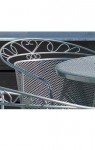 Perforated Steel Round Table 105cm