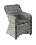 Poly Wicker Outdoor Dining Armchair