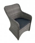 Poly Wicker Outdoor Dining Armchair