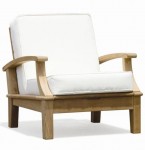 Superior Teak Adjustable Cushioned Lounge Chair 1850