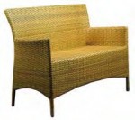 Open Weave 2 Seater Outdoor Bench WR-BN-001